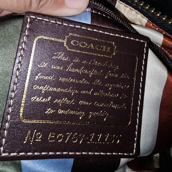 Vintage Suede COACH Bag - Picture 8 of 9